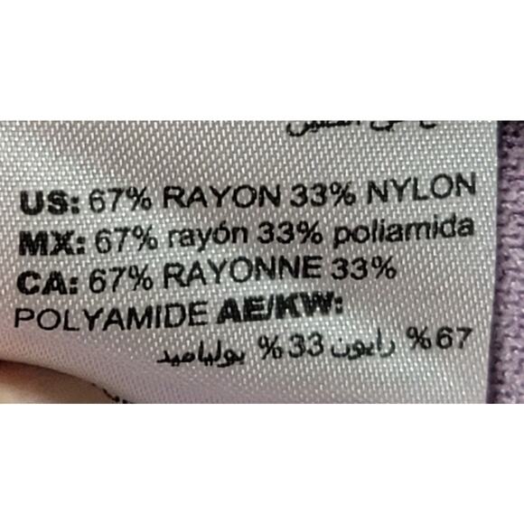 Chico's Burgundy Floral Print Round Neck Top 3 XL Lightweight Stretchy Soft - Picture 4 of 6